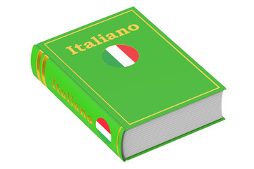 Wall Mural - Italian language textbook, 3D rendering