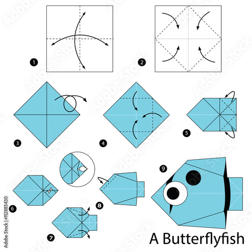 Step By Step Instructions How To Make Origami A Butterfly