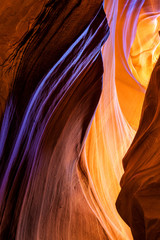 Canvas Print - The Antelope Canyon, Page,