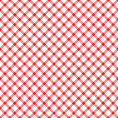 Poster - seamless checkered table cloth pattern