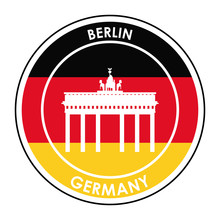 Germany Design. Culture Icon. Flat Illustration, Vector Graphic