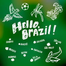 Greetings Brazil Card