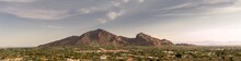 Phoenix,Az, Camelback Mountain, Wide Extra Detailed Banner Style Landscape Image 