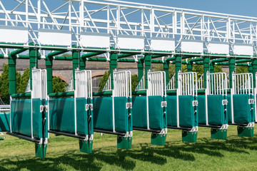 Horse racing starting gates