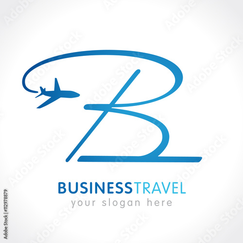 B Business Travel Company Logo Airline Business Travel Logo