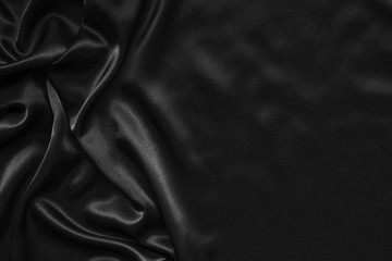 Fototapete - abstract background luxury cloth or liquid wave or wavy folds of