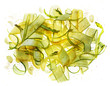 © Mittongtare - Thinly sliced green vegetables