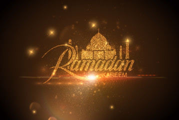 Wall Mural - Ramadan Kareem illustration