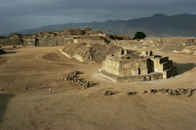 The Great Plaza With Observatory, Monte Alban, Mexico