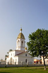 Turov, Belarus - June 28, 2013: Cathedral of Saints Cyril and Lavrenti of Turov June 28, 2013 in the town of Turov, Belarus