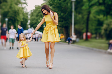 mother and daughter