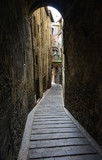 Fototapeta Uliczki - Perugia, a beautiful medieval city capital of Umbria region, central Italy