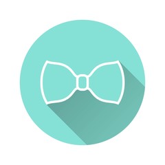 Sticker - Necktie - vector icon