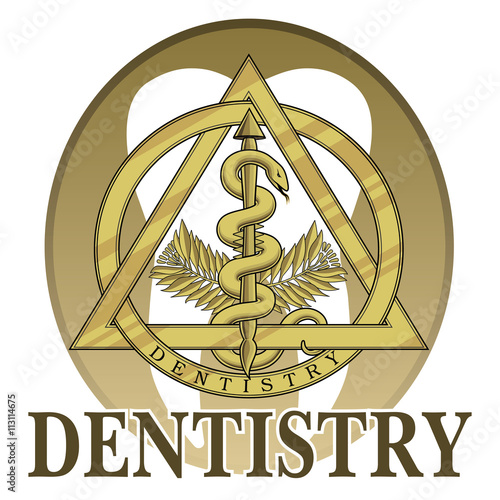 Dentistry Symbol Design is an illustration of a design or template