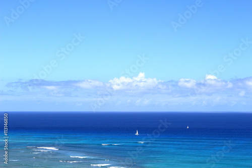 Waikiki beach in Hawaii