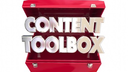 Content Tools Online Information Audience Words 3d Animation
