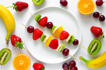 Wall Mural - Fruit skewers