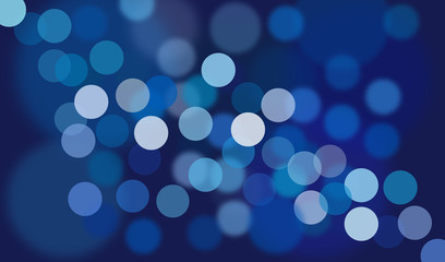 Defocused Blue Lights