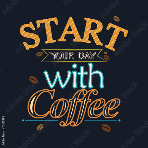 vintage-plakat-z-cytatem-inspiracji-kawy