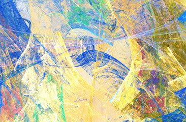 Wall Mural - abstract fractal background, texture