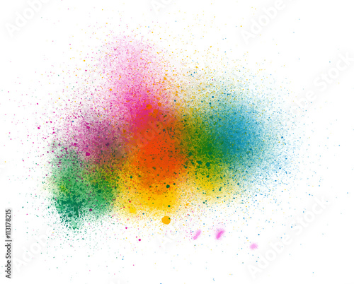 Abstract Watercolor Palette Of Blue Yellow Green Snd Red Colors Mix Color Background A Mixture Of Colors Stains With A Spray Of Water Colors The Author S Work Buy This Stock Vector