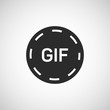 gif animation button icon