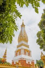  Wat Phra That Phanom Is The Sacred Area In The South Of Nakhon Phanom Province, Northeastern Thailand.