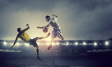 Fototapeta Sport - Hot football moments