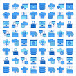 © helen_f - Cloud storage Vector icons set