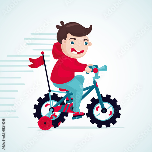 bike little boy