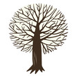 Vector illustration with a tree