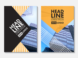 Wall Mural - vector design for annual report cover. business booklet brochure flyer.