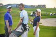 © Yakobchuk Olena - Attractive family on golf course