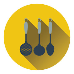 Sticker - Ladle set icon