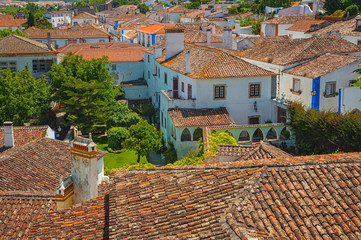 Wall Mural - Old town of Obidos, Portugal