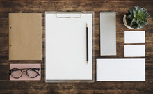 Stationary Document Paperwork Organization Concept