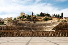 View At The Roman Amphitheatre In Amman, Jordan