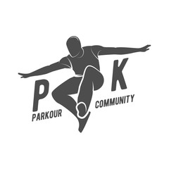 parkour and free running badge