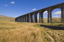 Ribblehead Railway Viaduct On The Settle To Carlisle Rail Route, Yorkshire Dales National Park