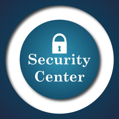 Wall Mural - Security center icon