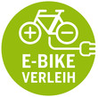 grüner Button E-Bike Verleih 
