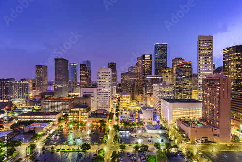 Fototapeta na szkło Houston Texas Skyline