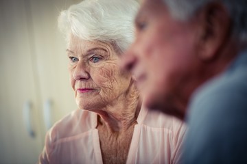 Wall Mural - pensioners interacting