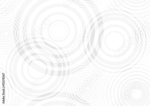 Water drop circles background - Abstract Illustration, Vector