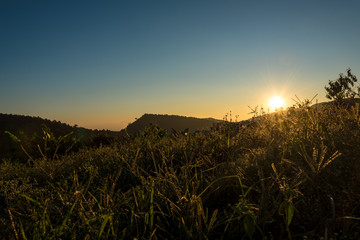 Sunset at Doi Mon Tawan, Chiang Mai, Thailand