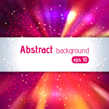 Background With Colorful Light Rays. Abstract Background. 