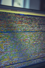 Wall Mural - html php java source code