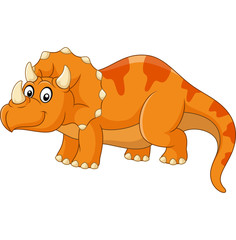 Poster - Triceratops cartoon

