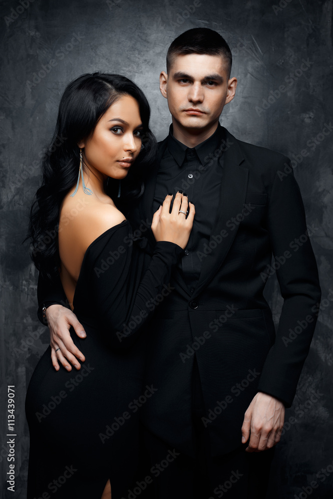 black dress and suit Athletic Fit Stretch Suit main image 0