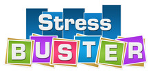 Stress Buster Colorful Squares Stripes 